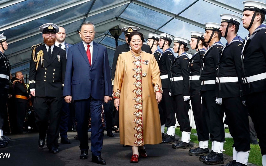 Lễ đón Tổng Bí thư, Chủ tịch nước Tô Lâm thăm cấp Nhà nước tới New Zealand