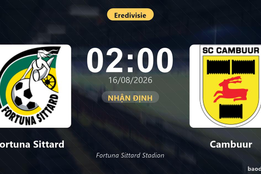Nhận định Fortuna Sittard vs Cambuur: đội hình dự kiến