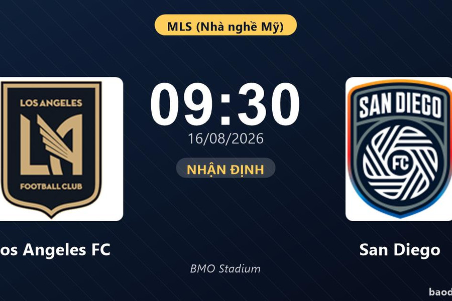Nhận định Los Angeles FC vs San Diego: đội hình dự kiến
