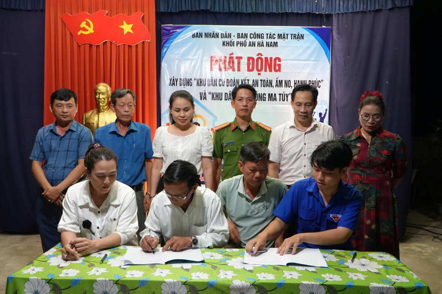 Phường Quảng Phú ra mắt mô hình “Khu dân cư không ma túy”