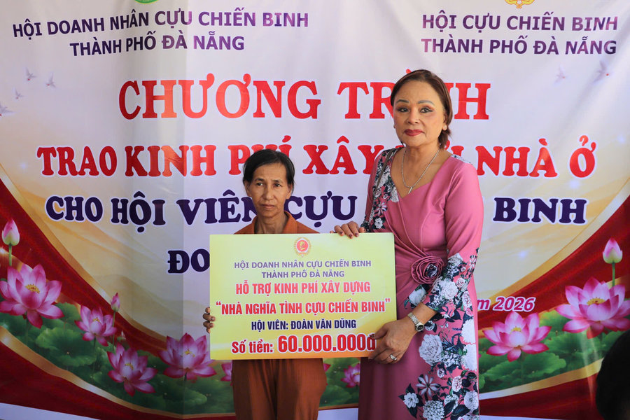 Đà Nẵng: Hỗ trợ 60 triệu đồng xây nhà ở cho cựu chiến binh nghèo