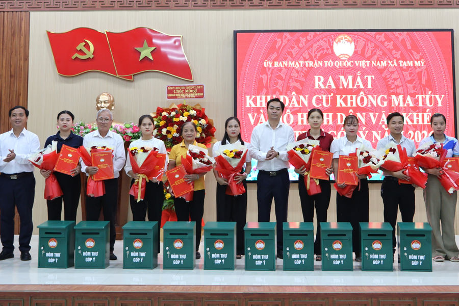 Tam Mỹ ra mắt mô hình “Khu dân cư không ma túy” tại 10 thôn