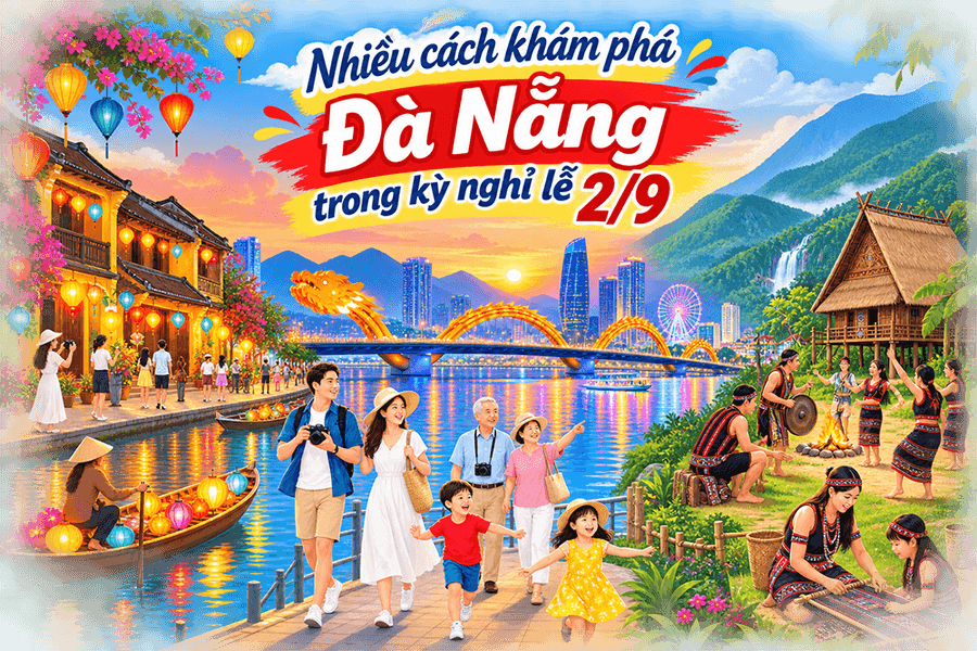 [Infographic] - Nhiều trải nghiệm thú vị tại Đà Nẵng dịp nghỉ lễ Quốc khánh 2/9