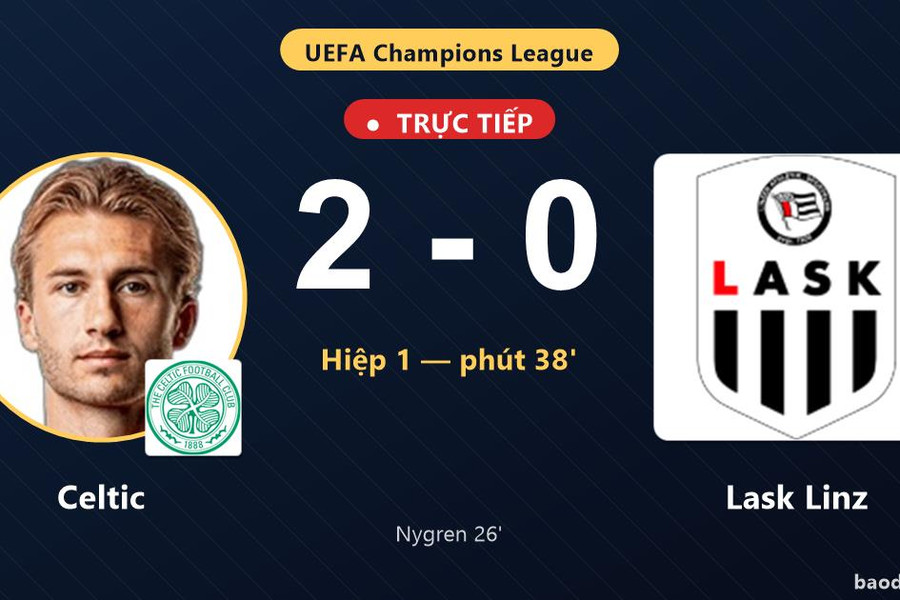 Trực tiếp Celtic vs Lask Linz: Celtic nhân đôi cách biệt