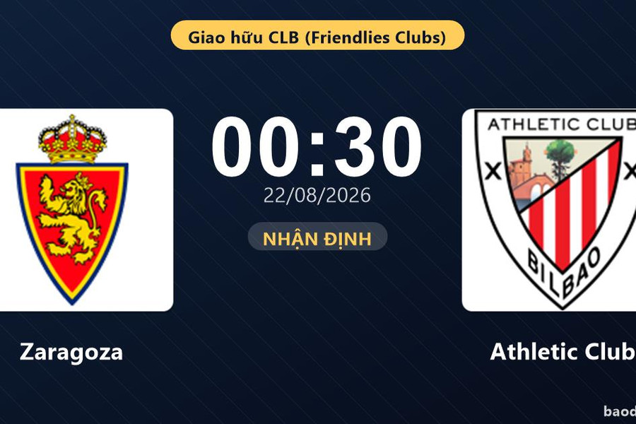 Nhận định Zaragoza vs Athletic Club: đội hình dự kiến