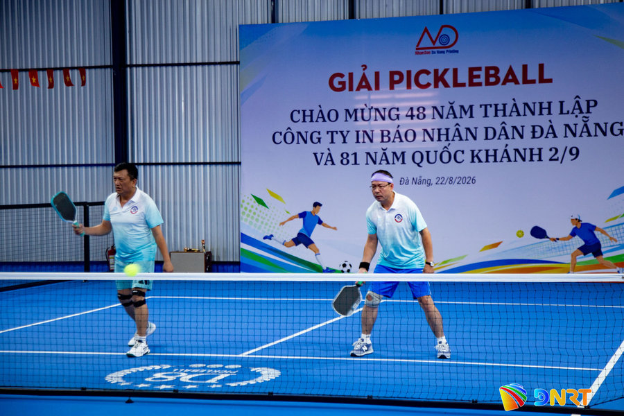 Sôi nổi giải Pickleball Nhà in Báo Nhân Dân Đà Nẵng năm 2026