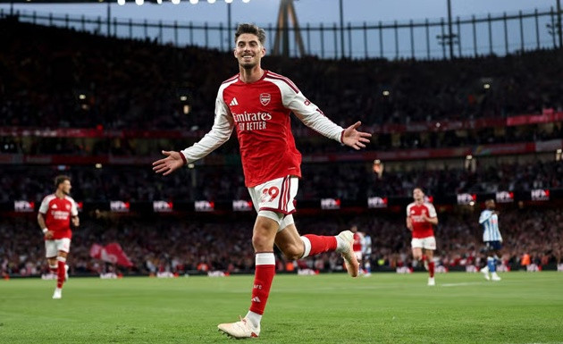 Kai Havertz tỏa sáng trước Coventry, khẳng định chắc nịch vị thế tiền đạo số một Arsenal