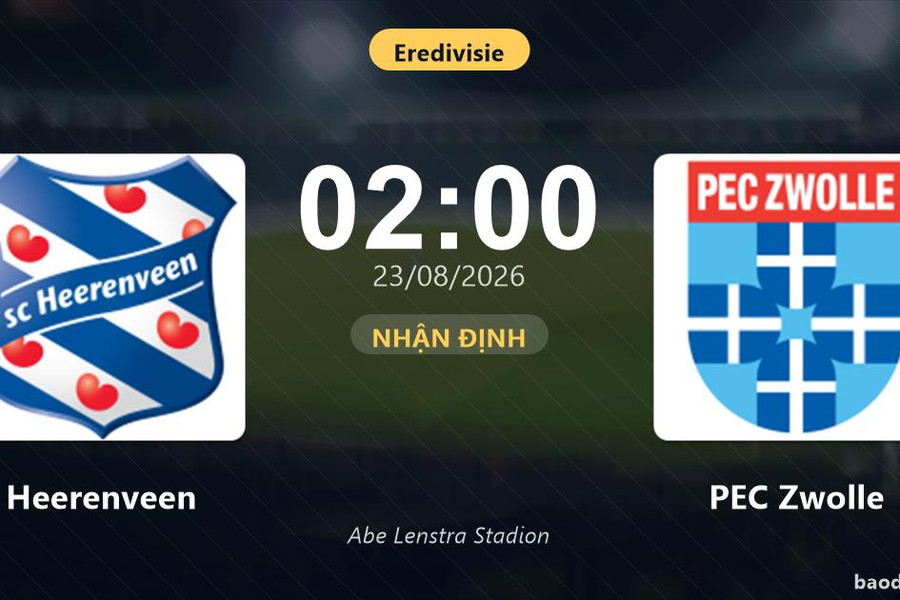 Nhận định Heerenveen vs PEC Zwolle: Điểm nóng cuộc đua tốp đầu
