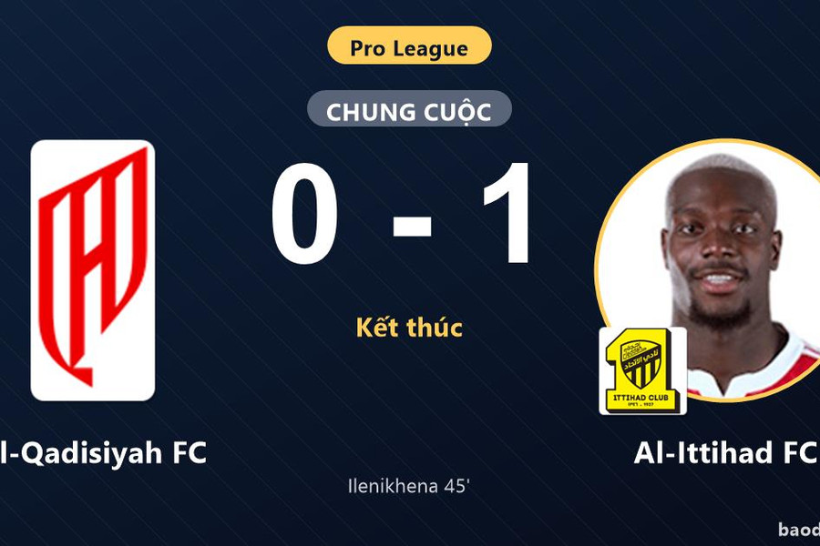 Hạ gục Al-Qadisiyah FC, Al-Ittihad FC ca khúc khải hoàn trên sân khách