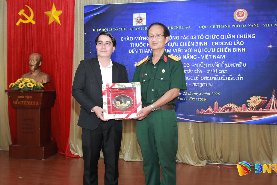 Hội Cựu chiến binh Đà Nẵng tăng cường giao lưu, hợp tác với Hiệp hội Cựu chiến binh Lào