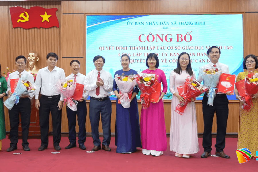 Thăng Bình sáp nhập 16 trường học, giảm 8 đầu mối