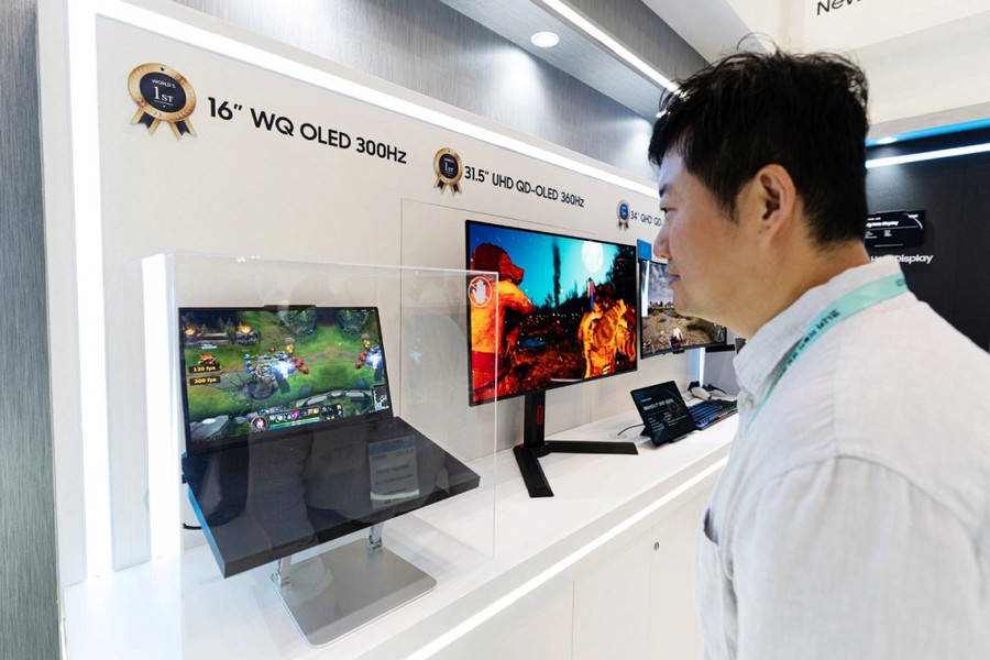 Samsung Display ra mắt loạt màn hình OLED mới: Tấm nền laptop 300Hz và màn hình kéo giãn 20 inch