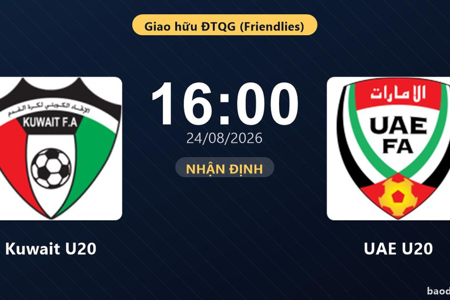 Nhận định Kuwait U20 vs UAE U20: Cả hai cùng khát thắng