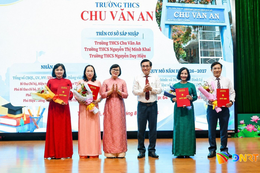 Phường Thanh Khê công bố quyết định sắp xếp các trường học