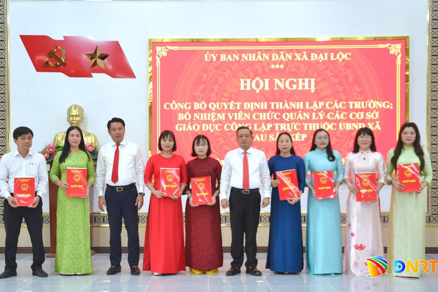 Đại Lộc và Thăng Phú công bố thành lập các trường mới