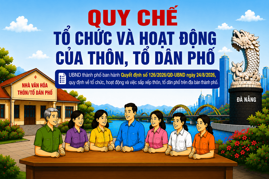 [Infographic] - Quy chế tổ chức và hoạt động của thôn, tổ dân phố