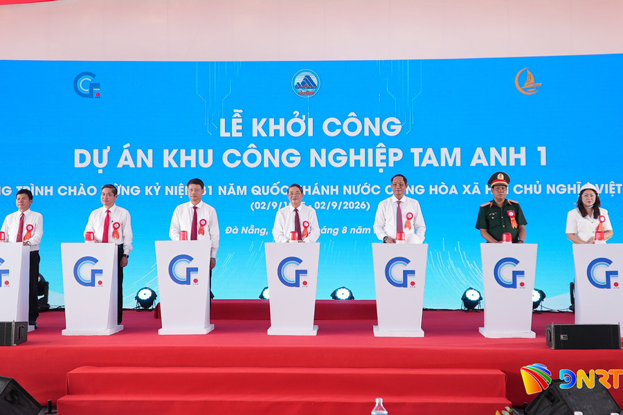 Khởi công Dự án Đầu tư xây dựng kinh doanh kết cấu hạ tầng Khu công nghiệp Tam Anh 1