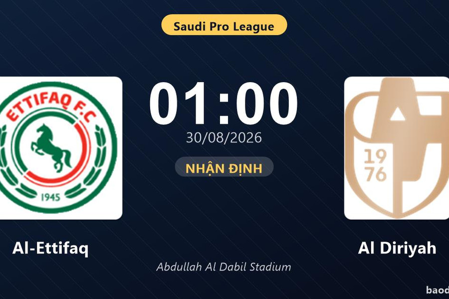 Nhận định Al-Ettifaq vs Al Diriyah: Điểm nóng cuộc đua tốp đầu