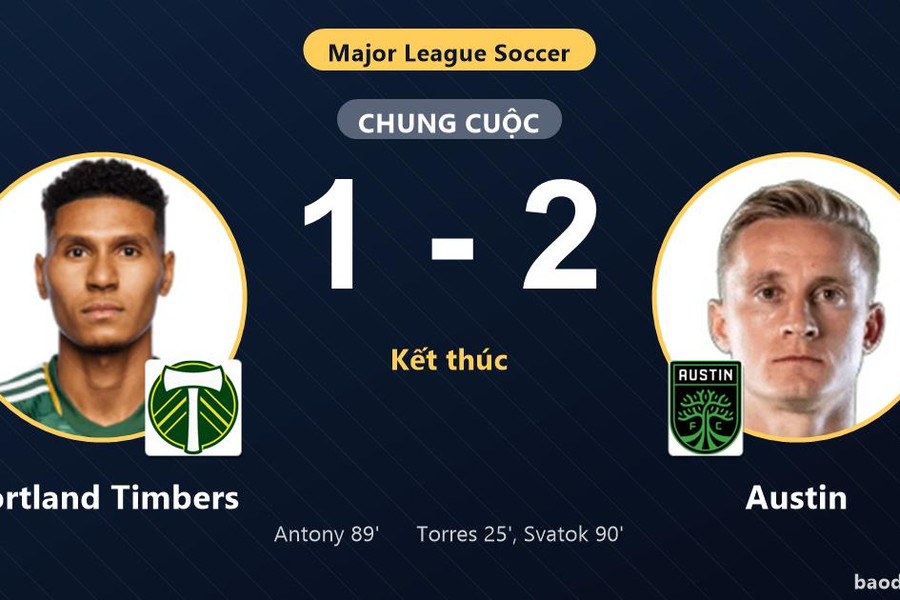 Hạ Portland Timbers ở phút 90, Austin cùng chủ nhà giành vé vào vòng 1/16