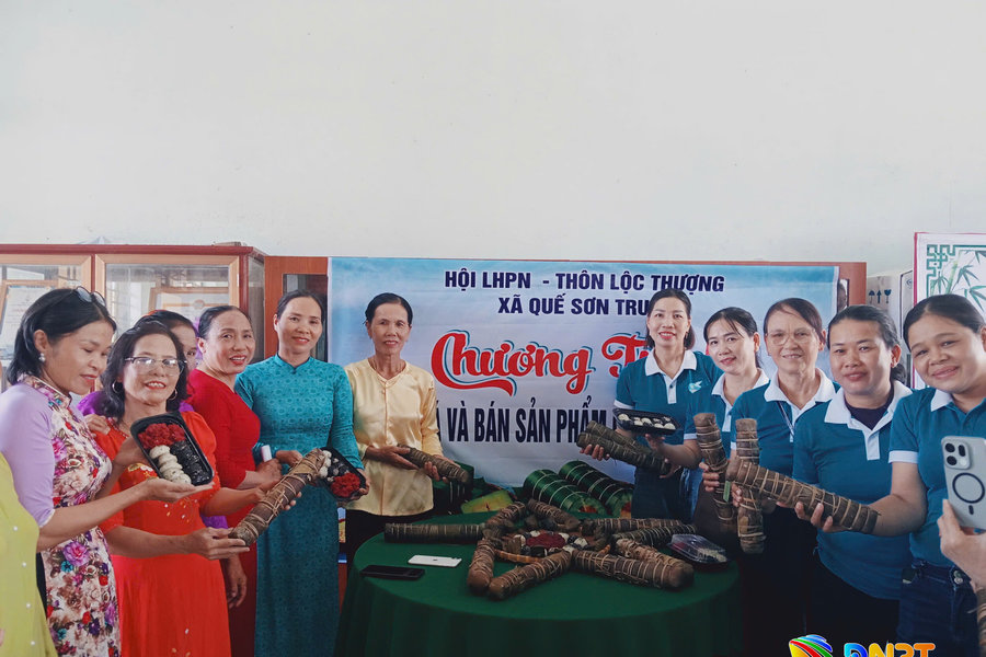 Xã Quế Sơn Trung thành lập tổ liên kết sản xuất các sản phẩm từ nếp đắng