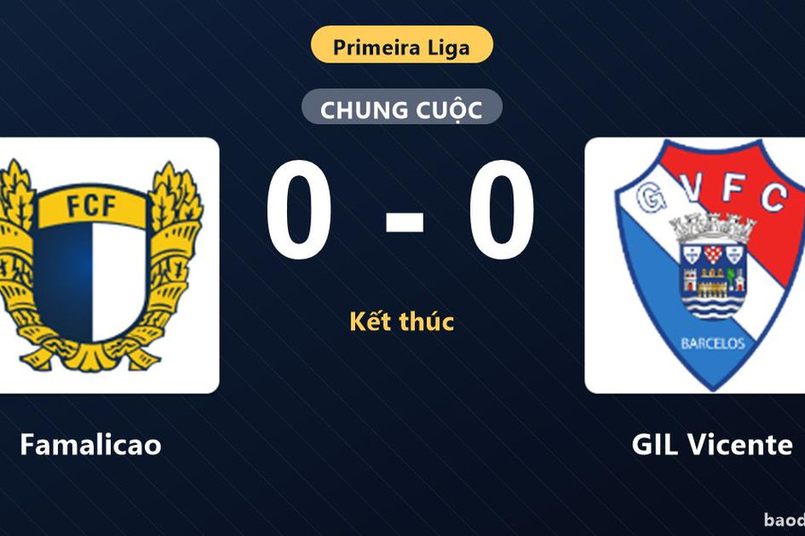 Chia điểm không bàn thắng với GIL Vicente, Famalicao tiếp tục chôn chân ở nhóm cuối