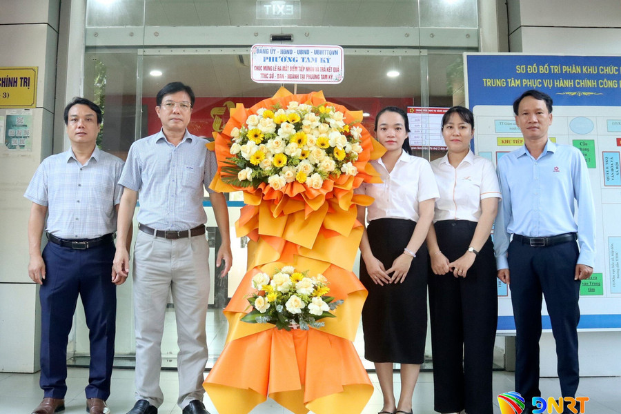Bố trí điểm tăng cường tiếp nhận thủ tục hành chính cấp sở tại phường Tam Kỳ
