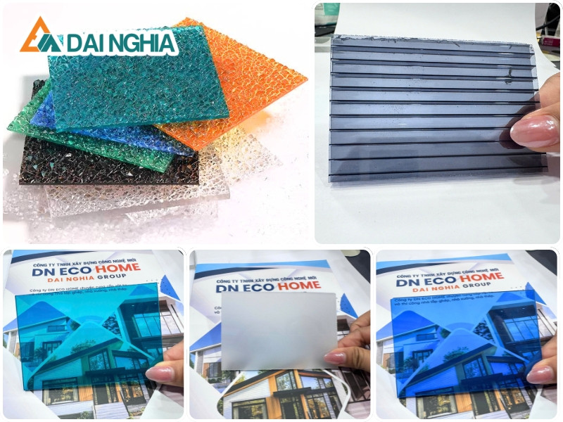 Công ty Đại Nghĩa cung cấp tấm Polycarbonate cho các công trình