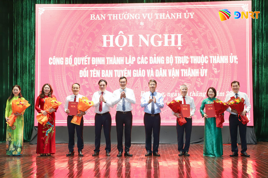 Đà Nẵng thành lập 2 Đảng bộ trực thuộc Thành ủy và đổi tên Ban Tuyên giáo và Dân vận Thành ủy