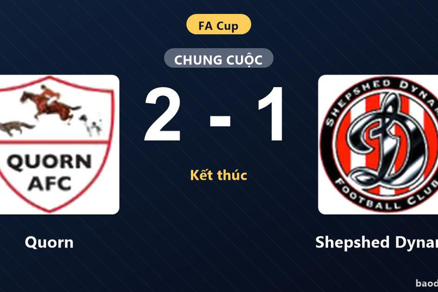Quorn đánh bại Shepshed Dynamo tại vòng loại thứ nhất FA Cup