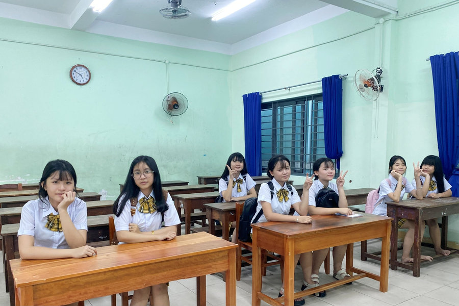 Bất cập không gian lớp học của học sinh trung học