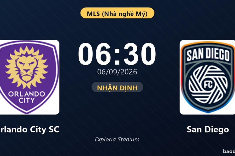 Nhận định Orlando City SC vs San Diego: Điểm nóng cuộc đua tốp đầu