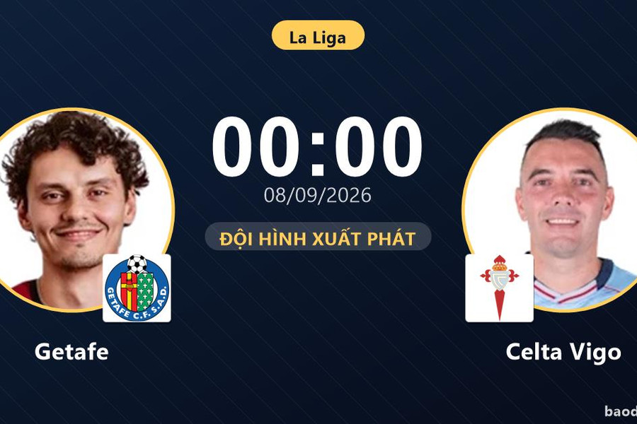 Trực tiếp Getafe vs Celta Vigo: Đội hình xuất phát
