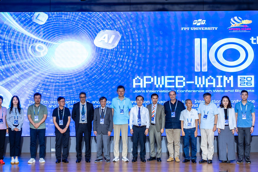 Hội nghị APWeb -WAIM 2026 tổ chức tại Trường Đại học FPT phân hiệu Đà Nẵng