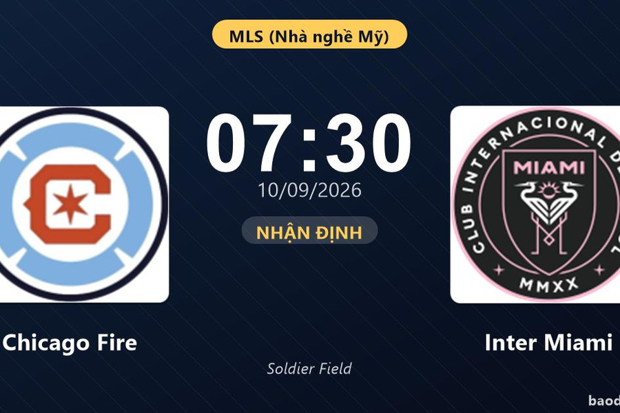 Nhận định Chicago Fire vs Inter Miami: Cuộc đua ngôi đầu nóng lên