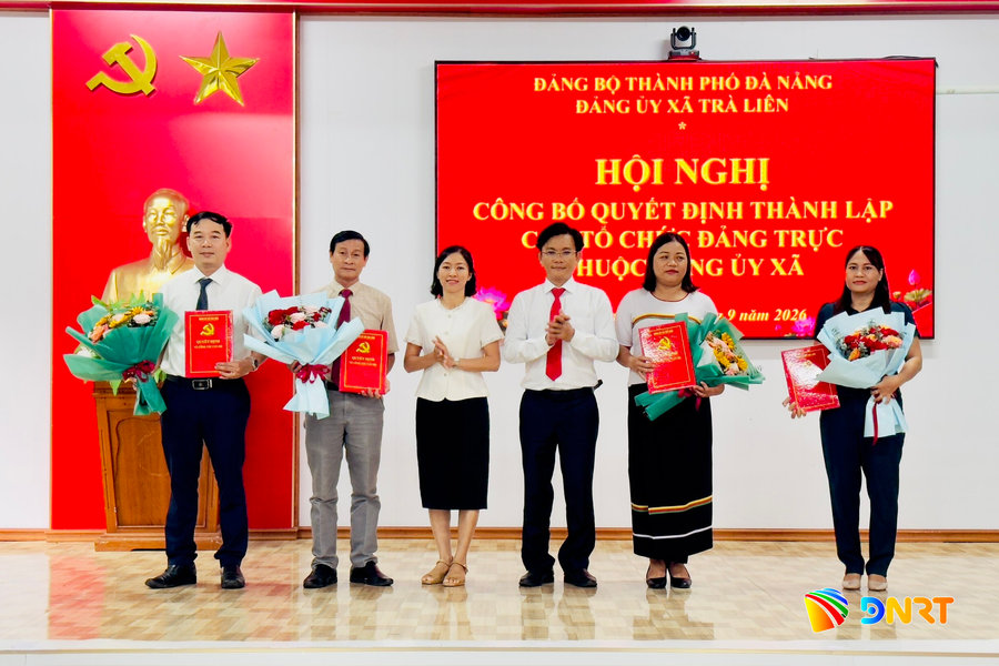 Đảng ủy xã Trà Liên thành lập 8 chi bộ mới