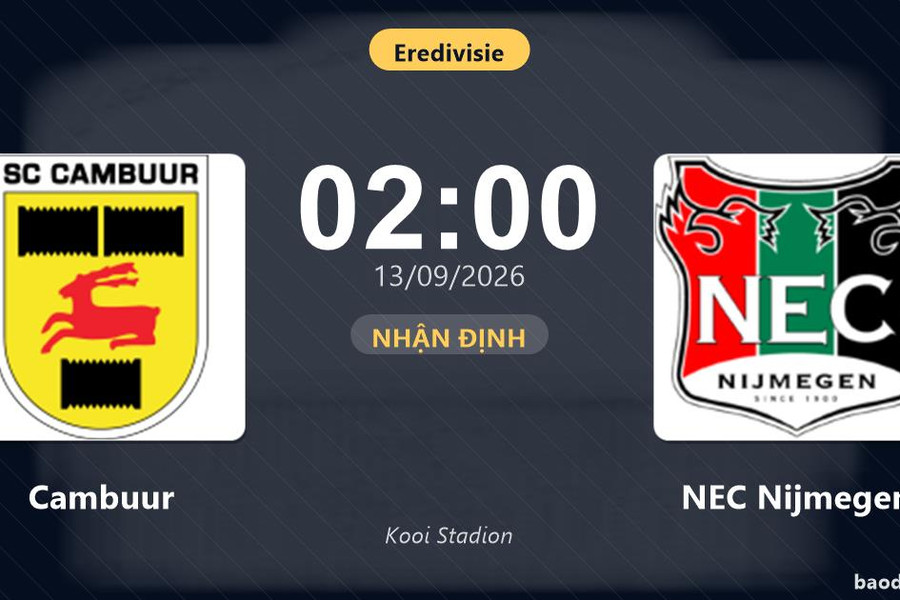 Nhận định Cambuur vs NEC Nijmegen: Điểm nóng cuộc đua tốp đầu