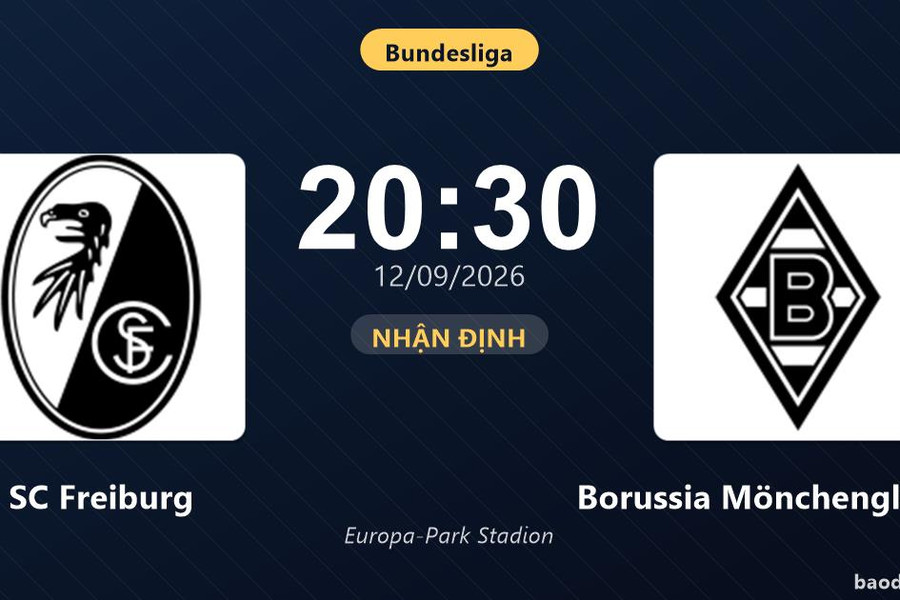 Nhận định SC Freiburg vs Borussia Mönchengladbach: Cơ hội bám đuổi ngôi đầu
