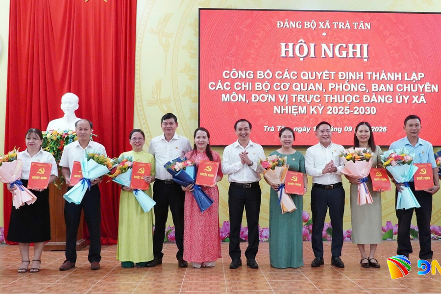 Đảng ủy các xã sắp xếp, thành lập chi bộ trực thuộc