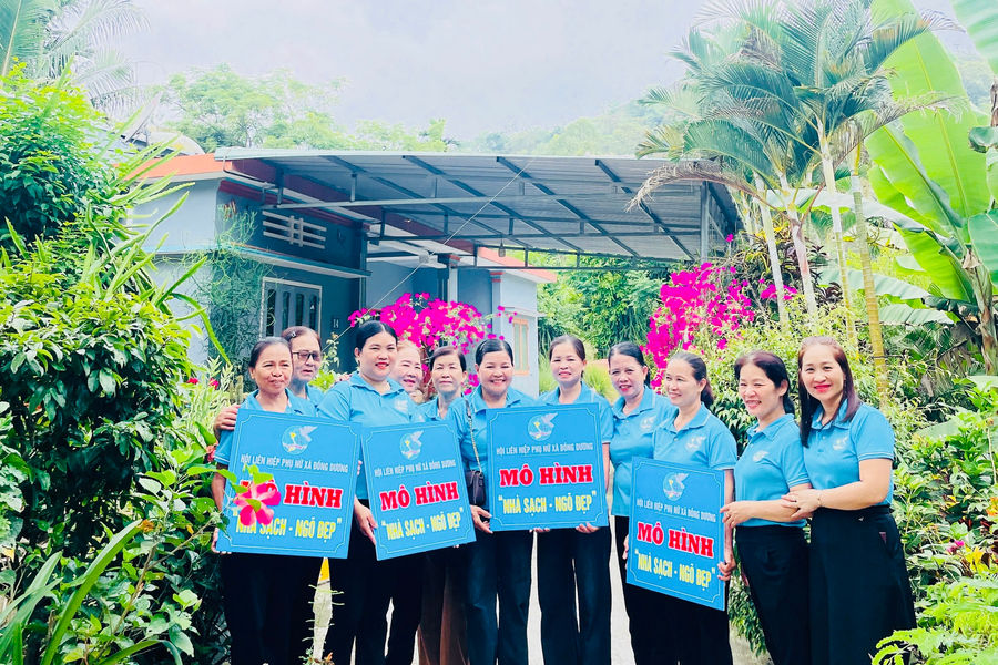 Phụ nữ chung tay xây dựng nhà sạch, vườn đẹp