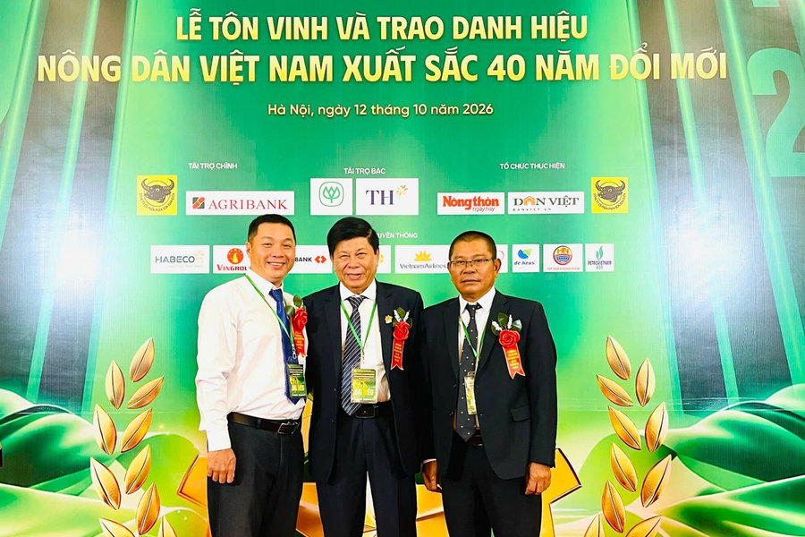 Đà Nẵng có 3 cá nhân được tuyên dương “Nông dân Việt Nam xuất sắc 40 năm đổi mới”