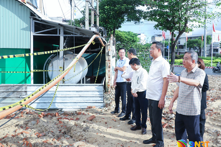 Bí thư Thành ủy Lê Ngọc Quang kiểm tra các trụ sở, khu đất dôi dư tại phường Hải Châu